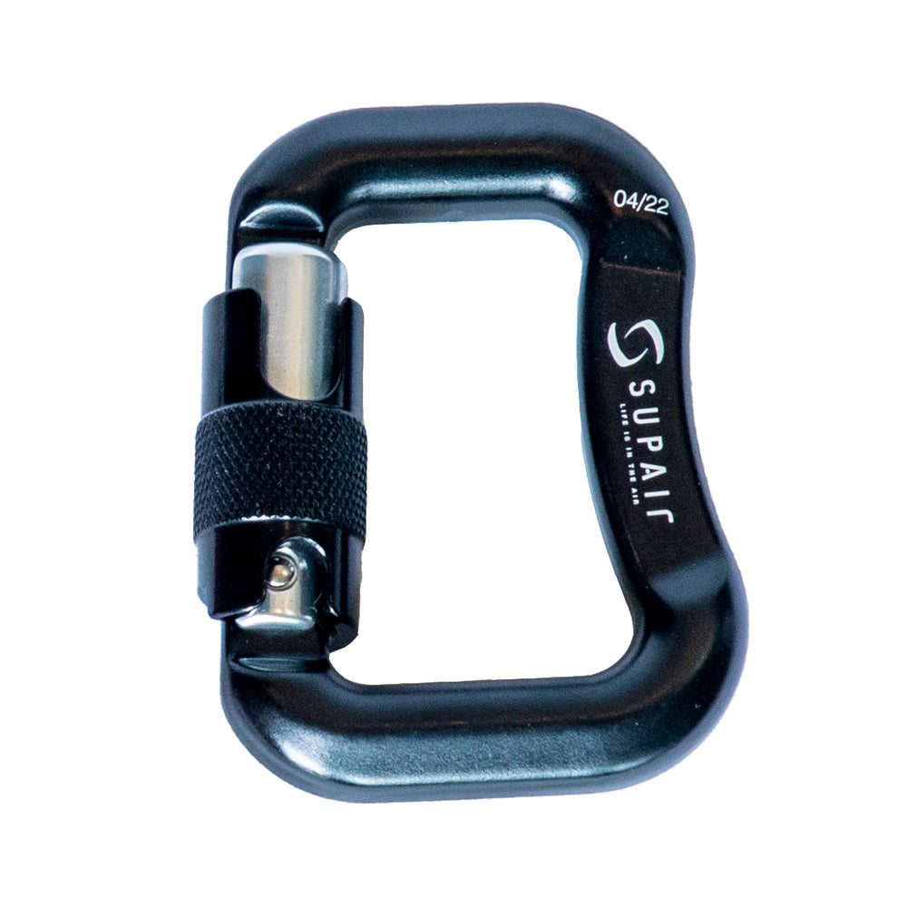 Supair 30mm Aluminium Self-Locking Carabiner (pair)