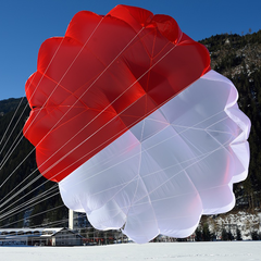 AirDesign DONUT Square Round 120kg Light Emergency Parachute