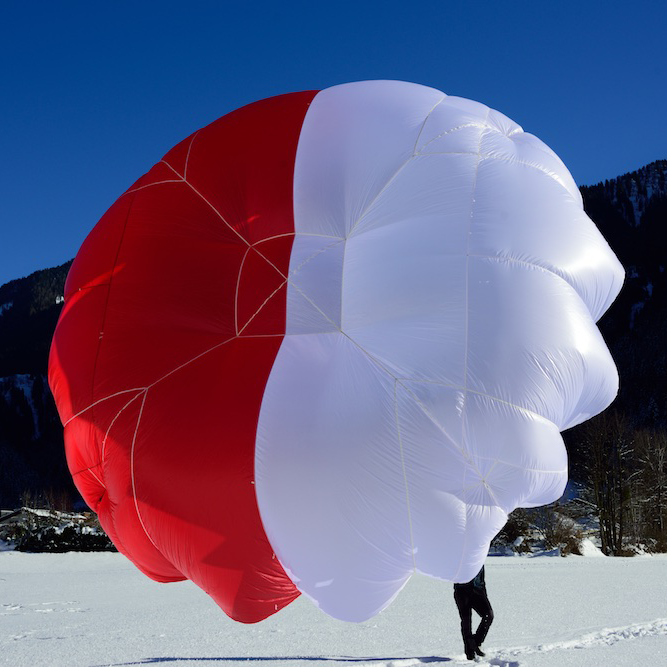 AirDesign DONUT Square Round 100kg Light Emergency Parachute